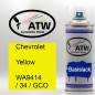 Preview: Chevrolet, Yellow, WA9414 / 34 / GCO: 400ml Sprühdose, von ATW Autoteile West.